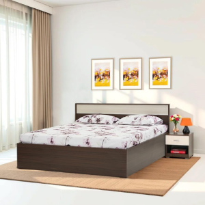 Royaloak Valence King Bed with Hydraulic Storage