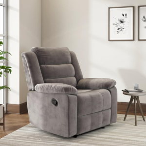 Nilkamal Sierra Velvet Fabric Manual Recliner