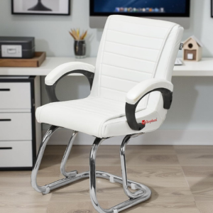 GOYALSON Exclusive, Home, Visitor, Study, Reception, Library Chair with Cushioned Arm Rest, Heavy Frame & Padded Seat Back